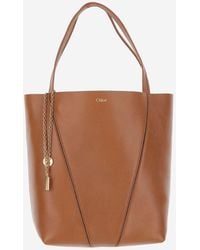 Chloé - Tote Bag Spin Leather - Lyst