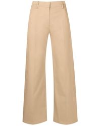 Valentino - High-Rise Wide-Leg Trousers - Lyst