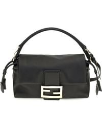 Fendi - Small Baguette Soft Nappa Leather Handbag Upper: Lamb Ovis Aries Shoulder Bags - Lyst