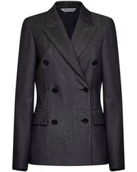 Balenciaga - Dark Double-Breasted Tailored Jacket - Lyst