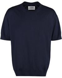 Jil Sander - Classic Short Sleeve Wool Sweater For - Lyst