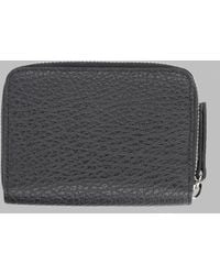 Maison Margiela - Leather Coin Purse With Key Ring Wallets & Purses - Lyst