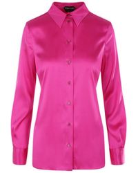 Tom Ford - Buttoned Long-sleeved Shirt - Lyst