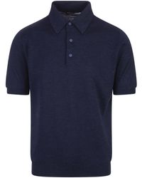 Kiton - Knitted Short-Sleeved Polo Shirt - Lyst