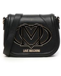 Love Moschino - Shoulder Bag With Maxi Logo - Lyst
