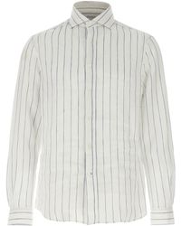 Brunello Cucinelli - Linen Shirt - Lyst