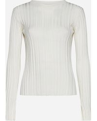Loulou Studio - Evie Ribbed Silk-Blend Top - Lyst
