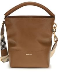 Burberry - B Clip Bucket Bag Calf Leather Bos Taurus - Lyst