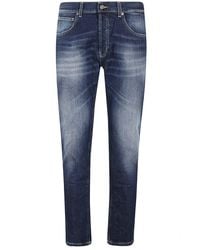 Dondup - Mid-Rise Straight-Leg Jeans - Lyst