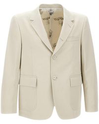 Thom Browne - Unconstructed Straight Fit Cotton Blazer - Lyst