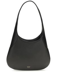 KHAITE - Calf Leather Bos Taurus Shoulder Bag - Lyst
