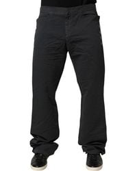 Just Cavalli - Straight Fit Mid Waist Denim Trouser Jeans Cotton-Elastane - Lyst