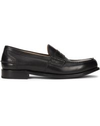 Prada - Prada Polished Calfskin Loafer - Lyst