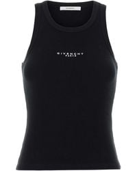 Givenchy - Stretch Cotton Tank Top - Lyst