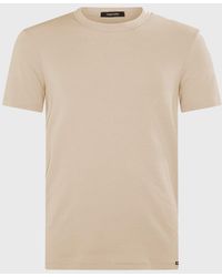 Tom Ford - Beige Cotton Blend T-shirt - Lyst