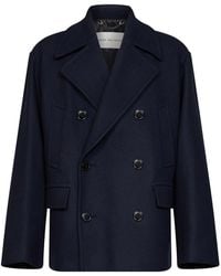 Dries Van Noten - Wool-Blend Rascott Double-Breasted Peacoat - Lyst