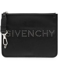 Givenchy - Logo Leather Pouch - Lyst