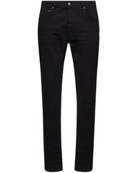 Amiri - Stretch Cotton Denim Stack Skinny-Fit Jeans - Lyst