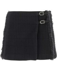 DURAZZI MILANO - Stretch Polyester Mini Skirt - Lyst
