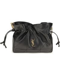 Saint Laurent - Jamie Pouch With Strap Lamb Ovis Aries Clutches - Lyst