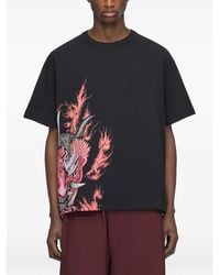 adidas - T-Shirt Y-3 Outer: Cotton; Trims: Cotton T-Shirts - Lyst