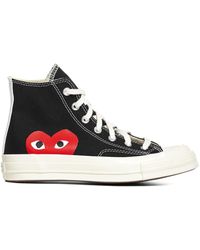 Comme des Garçons Play Big Heart High Top Sneakers - Schoenen.nl