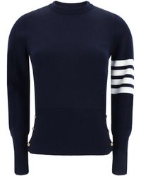Thom Browne - Virgin Wool Sweater Fleece Ovis Aries - Lyst