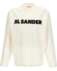 Jil Sander - T-Shirt Con Stampa - Lyst