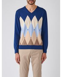 Ballantyne - V Neck Pullover Sweater - Lyst