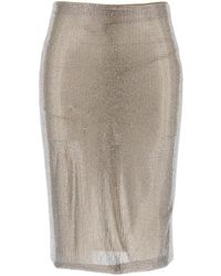 GIUSEPPE DI MORABITO - Midi Skirt With Crystals Decoration - Lyst