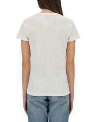 Saint Laurent - Music Festival T-Shirt Cotton T-Shirts - Lyst