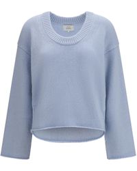 Loulou de Saison - Derry Lsd U Neck Cashmere Sweater Kashmir/Capra Hircus - Lyst