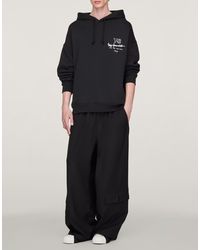 Y-3 - Merch Graphic Logo Hoodie Clothing Knitwear - Lyst