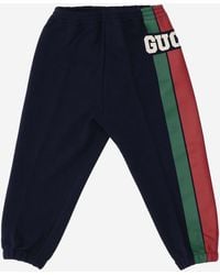 Gucci - Cotton Joggers, Trousers - Lyst