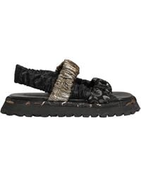 Dolce & Gabbana - Ruching Detail Flats Sandals Shoes Leather - Lyst
