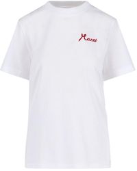 Marni - Embroidered Logo T-Shirt - Lyst