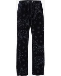 DON'T @ ME - Trousers With Cotton Bandana Pattern - Lyst