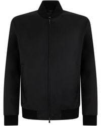 BOSS - Wool Blouson Jacket Virgin Bomber - Lyst