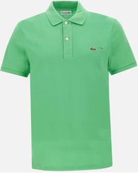 Lacoste - Cotton Piquet Polo Shirt - Lyst