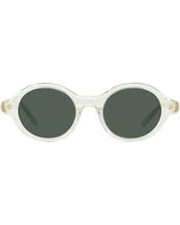 Loewe - Sunglasses Square Full Rim, Transparent Pale Frame And Lens Lw40162U57N - Lyst