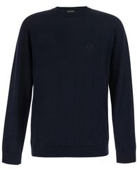 Giorgio Armani - Crewneck Sweater Merino Wool Virgin Tops - Lyst