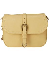 Golden Goose - Sally Bag Medium Smooth Calfskin Leather Fabric Sh - Lyst