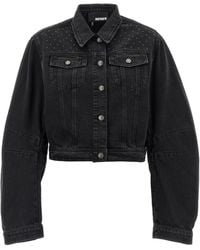 ROTATE BIRGER CHRISTENSEN - Denim Oversized' Jacket - Lyst