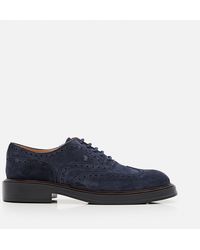 Tod's - Suede Lace-up Shoes - Lyst