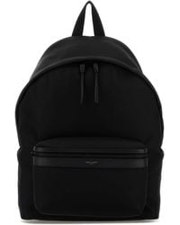 Saint Laurent - Fabric City Backpack - Lyst