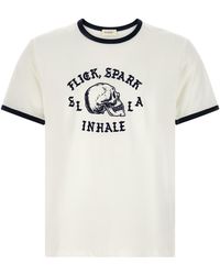 Second/Layer - Flick, Spark, Inhale Ringer T-Shirt Cotton - Lyst