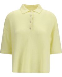 Allude - Polo-Neck Sweater Cashmere Polo Tops - Lyst
