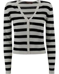 Max Mara - Wool And Silk Cardigan - Lyst