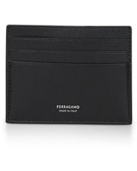 Ferragamo - Leather Credit Card Holder - Lyst