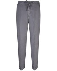 Officine Generale - Tapered-Leg Drawstring Trousers - Lyst